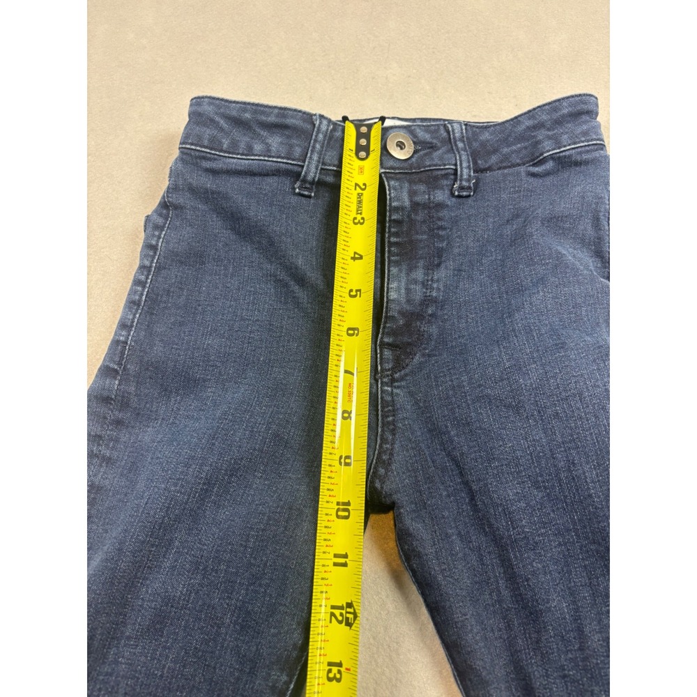 DL1961 x JA No. 5 Trimtone Flare Jeans Dark Wash High Rise Denim Size 25 - Picture 2 of 6